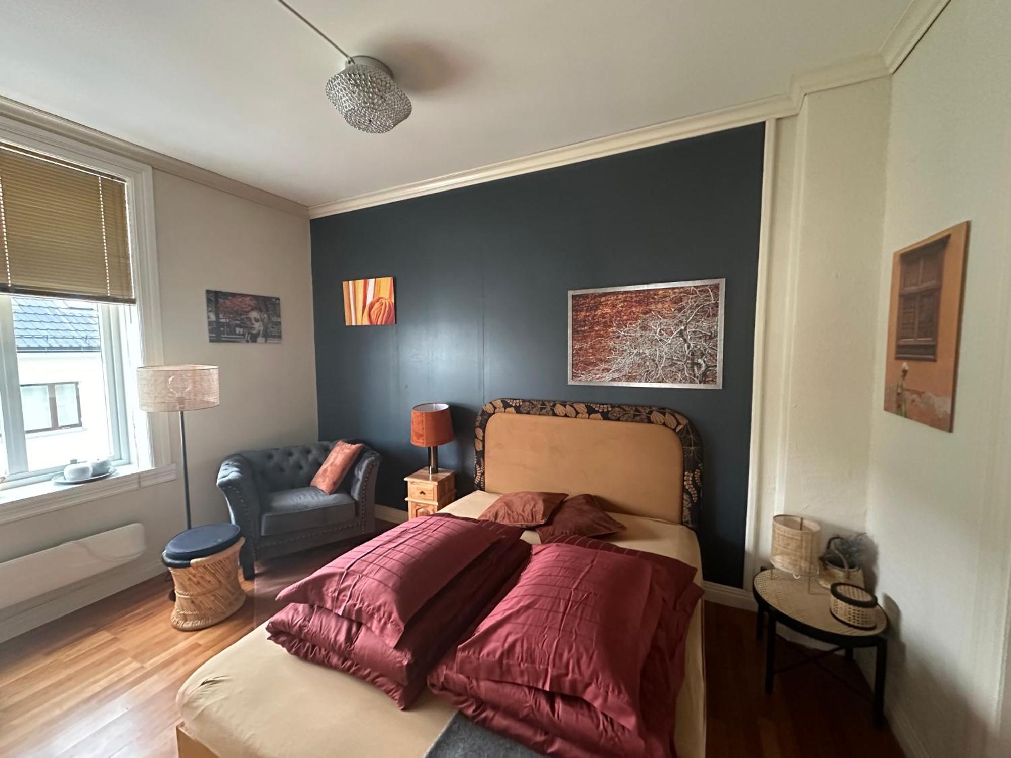 Stylish Big Jugend Art Nouveau Apartment With Balcony Heart Of Ålesund Exteriör bild